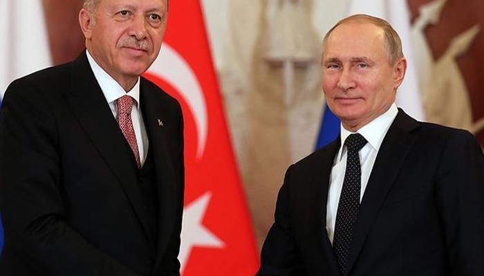Cumhurbaşkanı Recep Tayyip Erdoğan, Putin'le görüştü!
