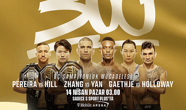 Bu karttaki savaşçılar tarih yazacak!  UFC 300'ün canlı yayını yalnızca S Sport Plus'ta – SPORT