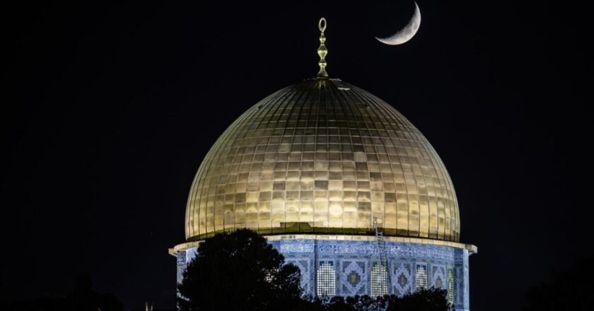 İlk Müslüman Qibla, Ramazan’ın iyi haberi Mescid el-Aksa Hilal tarafından görüldü