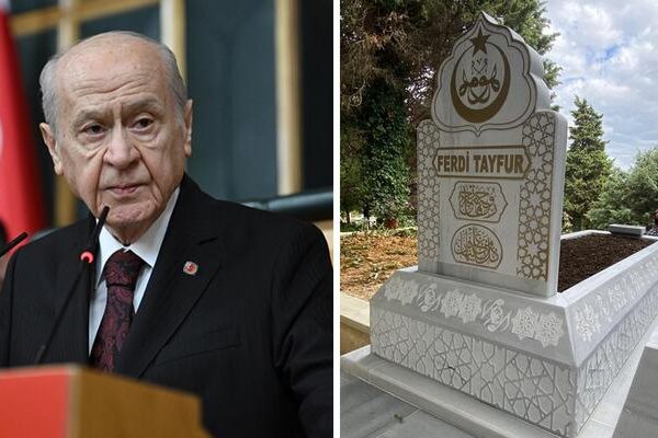 MHP Lideri Bahçeli, Ferdi Tayfur’un kabrini yaptırdı