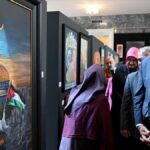 TBMM’de Türk Kızılay’ı işbirliğiyle Gazze konulu sanat sergisi açıldı