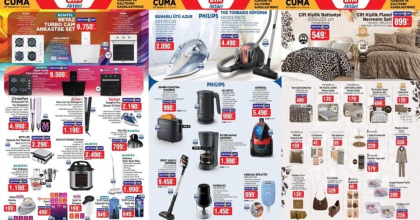 BİM 7 Kasım Cuma Aktüel Ürünler: Süpürge, Televizyon, Tencere ve Nevresim Fırsatları!