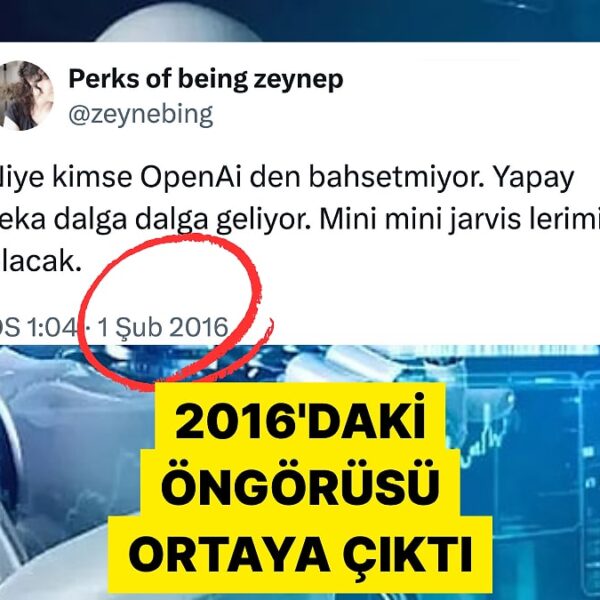 9 Yıl Önce Yapay Zeka İhtimali Üzerine Düşünen X Kullanıcısı