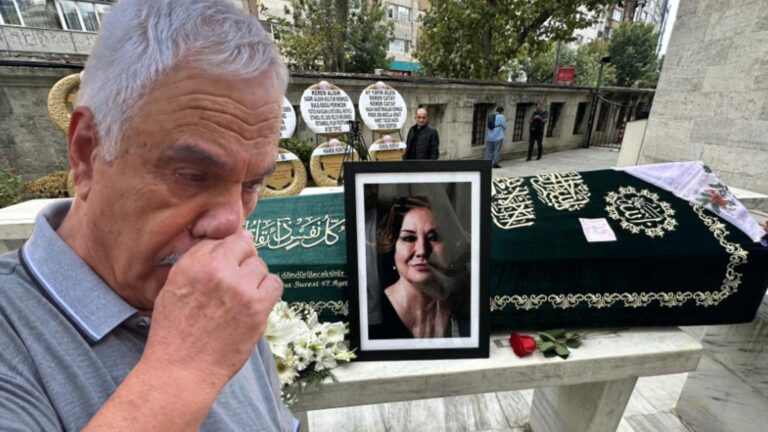 Gülsen Tuncer’e veda! Halil Ergün gözyaşlarını tutamadı